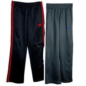 Nike & Adidas boys active warm up sweat pants M EUC
